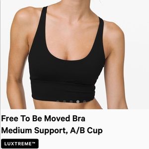 Free to Be Moved Lululemon bra- NWT!